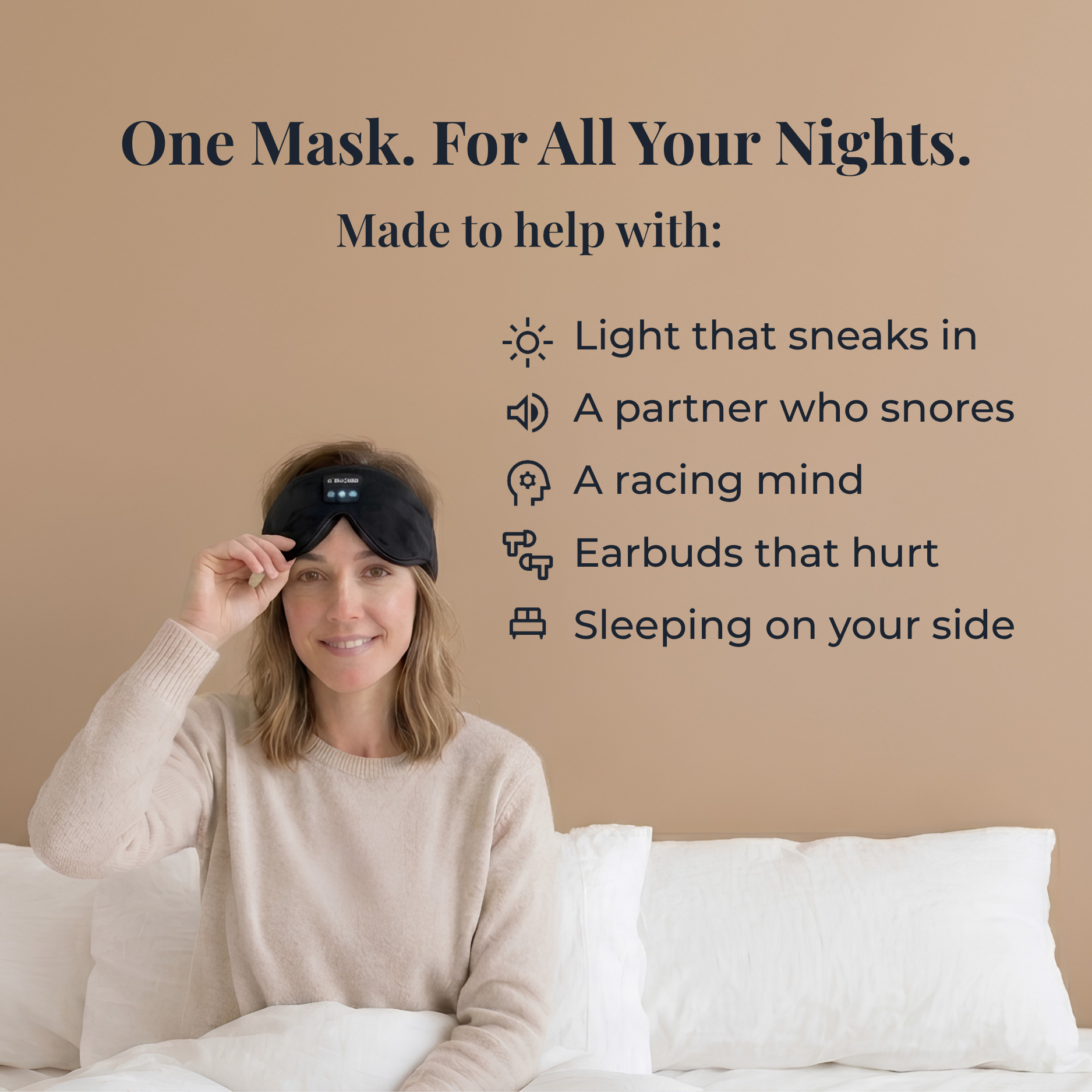 HushVeil™ Bluetooth Sleep Mask